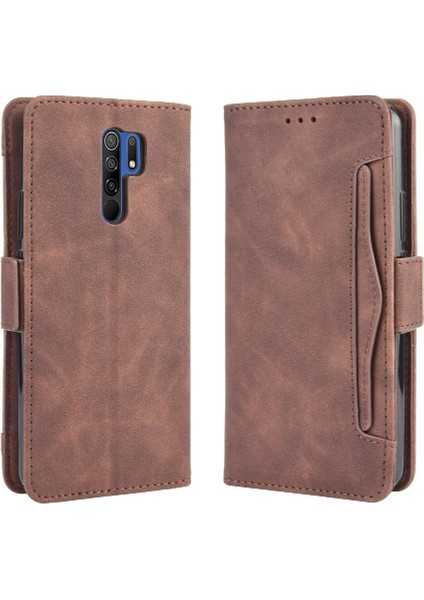 Xiaomi Redmi 9 Için Kılıf Ayarlanabilir Ayrılabilir Kart Tutucu Manyetik Kapatma Deri Cüzdan Kapak (Yurt Dışından) indirimleri