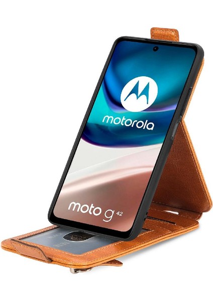 Moto G42 Cüzdan Fonksiyonu Için Kılıf Kapak Kapak Moda Tasarımı Zarif (Yurt Dışından) modelleri