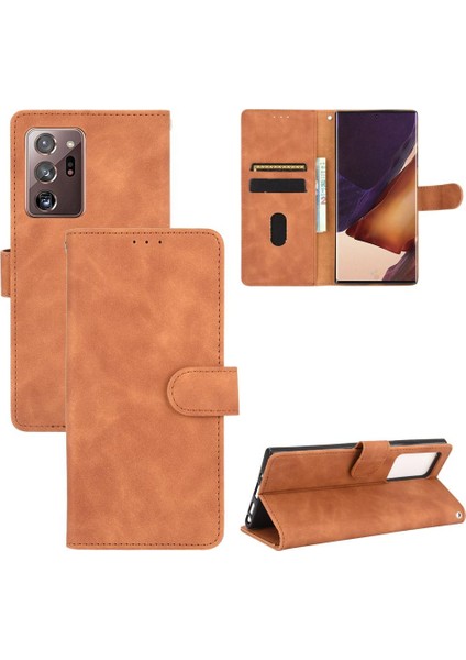 Samsung Galaxy Not 20 Için Kılıf Ultra Tam Koruma Deri Folio Kapak (Yurt Dışından)