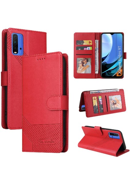 Xiaomi Redmi 9t Kickstand Darbeye 4 Köşe Koruma Için Flip Case (Yurt Dışından)