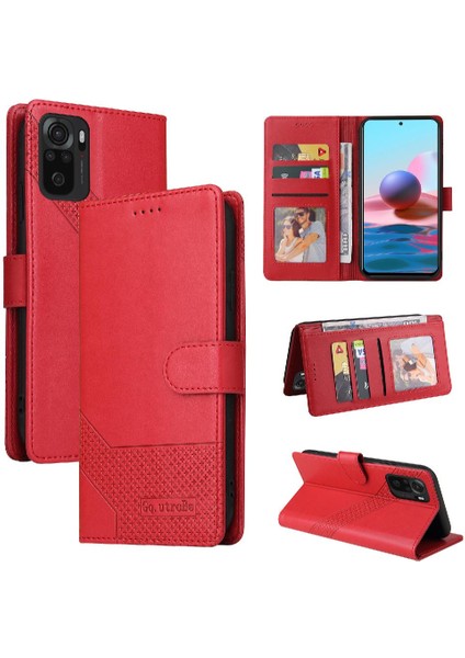 Xiaomi Redmi Not 10 Için Flip Case 4g Darbeye Kickstand Premium Üç (Yurt Dışından)