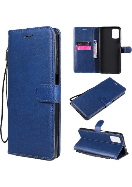 Motorola Moto G9 Artı Kartvizit ile Iş Cüzdan Telefon Kılıfı Için Flip Case (Yurt Dışından)