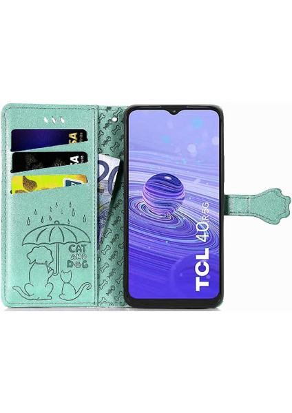 Tcl 40R Flip Kapak Için Kılıf Kısa Kayış Karikatür Hayvanlar Deri Kılıf (Yurt Dışından) fırsatları