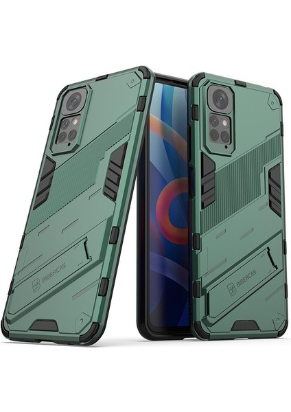 Xiaomi Redmi Not 11S Sağlam Askeri Kickstand Koruyucu Kapak (Yurt Dışından)