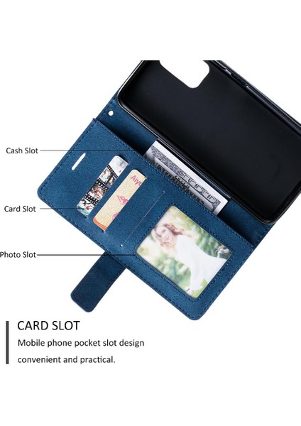 Xiaomi Redmi 9t Manyetik Pu Deri Kart Tutucu Kickstand Cüzdan (Yurt Dışından) modelleri