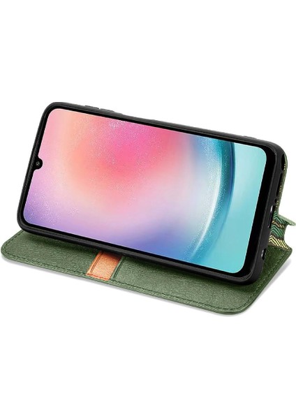 Samsung Galaxy A24 4g Için Kılıf Moda Tasarım Cüzdan Fonksiyonu Kapak Çevirin (Yurt Dışından) indirimleri