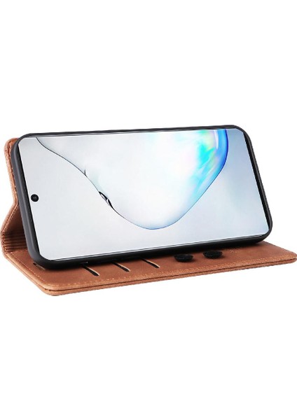 Samsung Galaxy Not 10 Artı Darbeye Dayanıklı Kapak Için Flip Case Basit (Yurt Dışından) modelleri