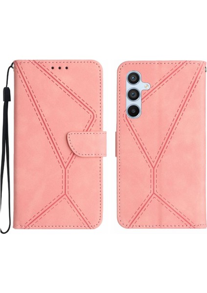 Samsung Galaxy Case 5g Yüksek Kalite Tpu Dikiş Kabartmalı Yumuşak Pu (Yurt Dışından)