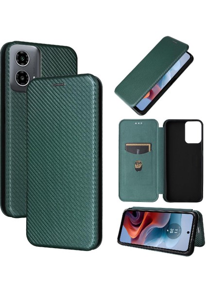 Motorola Moto G34 5g Için Kılıf Kart Tutucu Kickstand Manyetik Karbon (Yurt Dışından) fiyatları