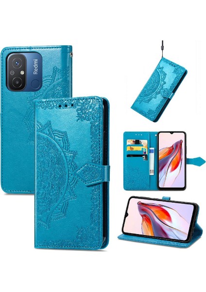 Redmi 12C Basit Iş Çevirme Kapağı Için Kılıf Zarif Desen Darbeye Dayanıklı (Yurt Dışından)