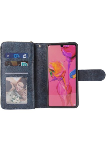 El Kayışı Flip ile 9 Kart Yuvaları ile Huawei P30 Cüzdan Kılıf Için Kılıf (Yurt Dışından) fırsatları