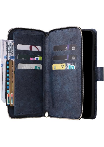 Samsung Galaxy A15 5g Cüzdan Durumda 9 Kart Yuvaları Kart Tutucu ile (Yurt Dışından) modelleri