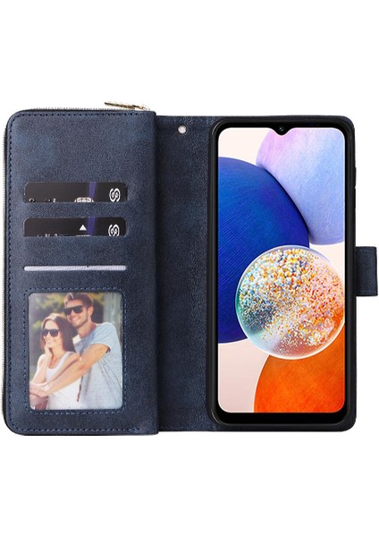 Samsung Galaxy A15 5g Cüzdan Durumda 9 Kart Yuvaları Kart Tutucu ile (Yurt Dışından) indirimleri