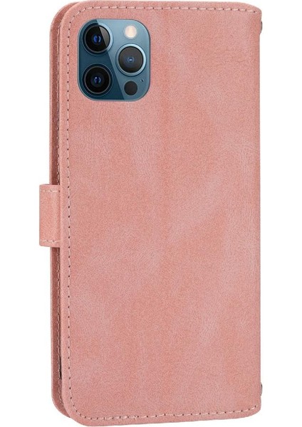 Iphone 12 Için Flip Case Pro Max Pu Deri Kickstand Anti Scratch Kart (Yurt Dışından)