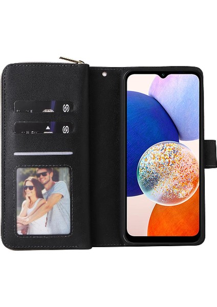 Samsung Galaxy A15 5g Cüzdan Durumda 9 Kart Yuvaları Kart Tutucu ile (Yurt Dışından) fırsatları