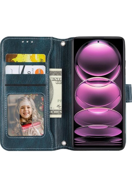 Xiaomi Redmi Not 12 Için Flip Case 4g Kart Tutucu Kickstand Kayış Pu (Yurt Dışından) indirimleri