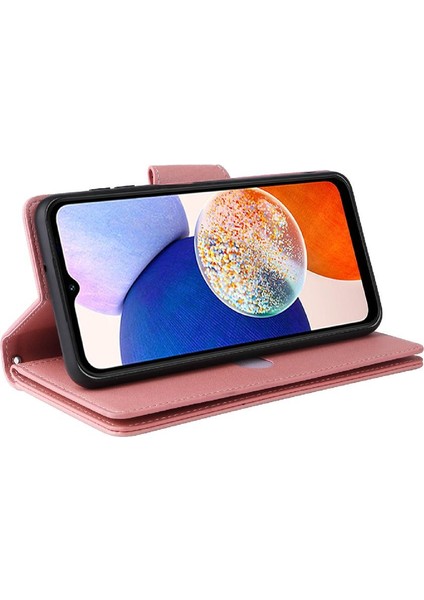 Samsung Galaxy A15 5g Için Kılıf ile El Kayışı Kart Tutucu Fermuar Cüzdan (Yurt Dışından) fırsatları