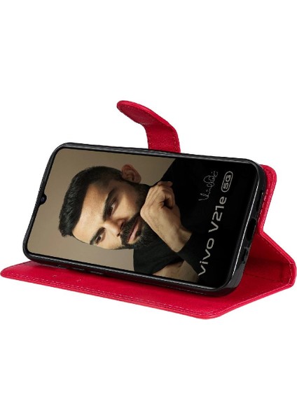 Vivo V21E 5g Klasik Düz Renk Iş Cüzdan Telefon Kılıfı Için Flip Case (Yurt Dışından) indirimleri