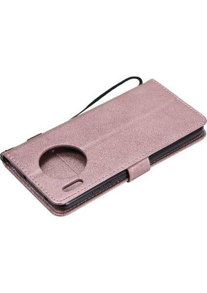 Huawei Mate 30 Iş Cüzdan Telefon Kılıfı Için Flip Case Klasik Katı ile (Yurt Dışından) indirimleri