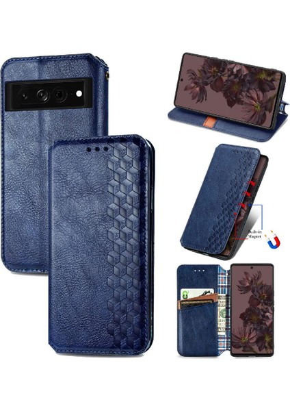 Google Piksel 7 Pro Flip Kapak Kılıf Cüzdan Fonksiyonu Için Kılıf (Yurt Dışından)