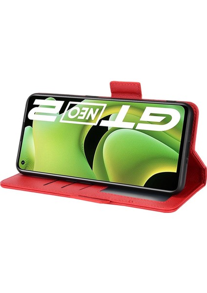 Realme Gt2 Pu Deri Yan Toka Kart Yuvaları Tutucu Cüzdan Için Kılıf (Yurt Dışından) fiyatları