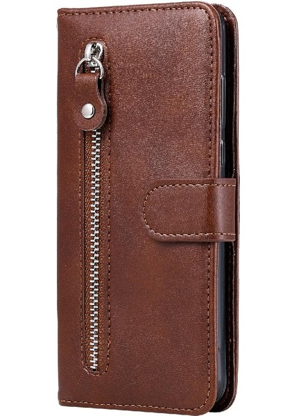 Xiaomi Redmi Not 9 Için Kılıf Fermuar Koruyucu Kapak Kart Yuvası Tutucular (Yurt Dışından)