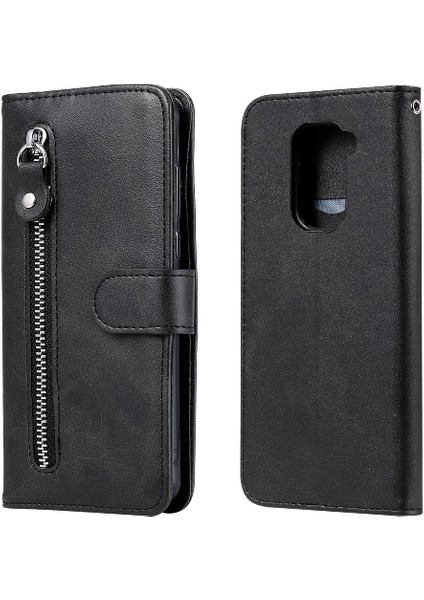 Xiaomi Redmi Not 9 Için Kılıf Fermuar Koruyucu Kapak Kart Yuvası Tutucular (Yurt Dışından)