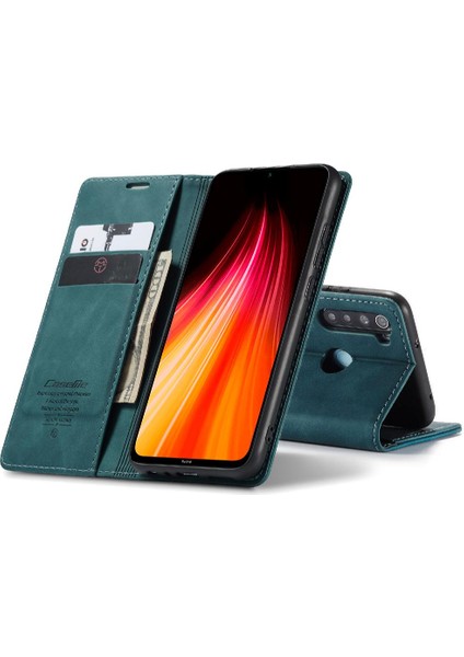 Xiaomi Redmi Not 8 Için Flip Case Kart Yuvası Kickstand Manyetik Pu (Yurt Dışından)