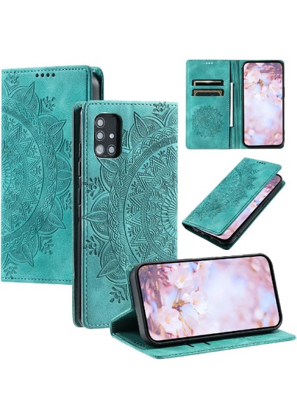 Samsung Galaxy A71 5g Için Kılıf Pu Deri Darbeye Kapak Çevirin Yan (Yurt Dışından)