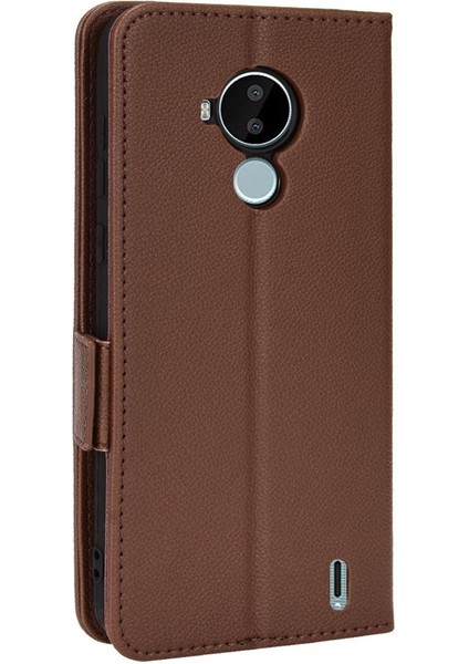 Nokia C30 Pu Deri Yan Toka Kart Yuvaları Tutucu Cüzdan Manyetik (Yurt Dışından) fırsatları