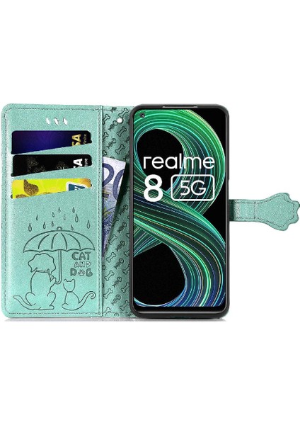 Realme 8 5g Karikatür Hayvanlar Için Kılıf Darbeye Kapak Kapak Kısa Kayış (Yurt Dışından) fırsatları