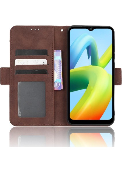 Xiaomi Redmi A1 Artı Ayarlanabilir Ayrılabilir Kart Tutucu Manyetik Kapatma Deri Cüzdan Kapak (Yurt Dışından) indirimleri