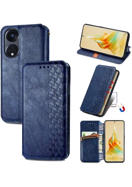 Oppo Oppo 8t 5g Deri Kılıf Için Kılıf Moda Tasarımı Zarif Iş (Yurt Dışından)