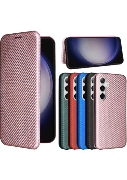 Samsung Galaxy S24 Ultra Tam Koruma Manyetik Karbon Fiber (Yurt Dışından)