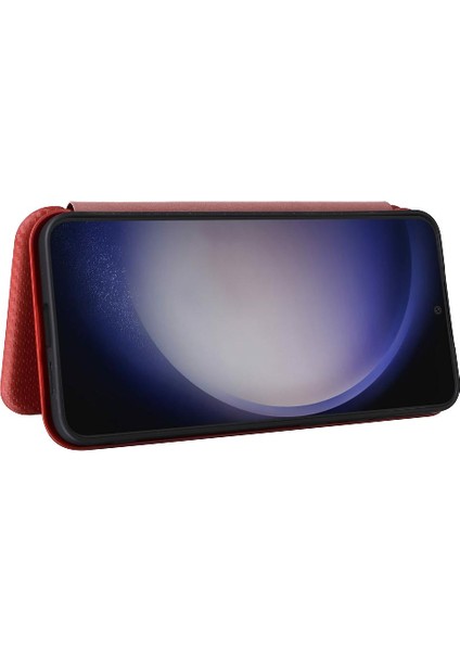 Samsung Galaxy S24 Kart Ekleme Deri Folio Flip Case Fiber Için Kılıf (Yurt Dışından) fiyatları