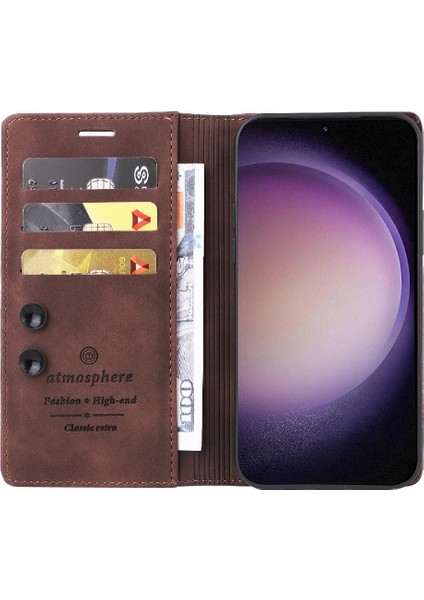 Samsung Galaxy S24 Için Flip Case Ultra Cüzdan Darbeye Kapak Kılıfı (Yurt Dışından) modelleri