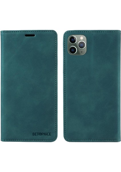 Iphone 11 Için Kılıf Pro Max Manyetik Koruyucu Folyo Cüzdan Pu Deri (Yurt Dışından)