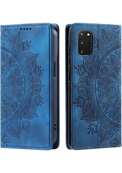 Samsung Galaxy S20 Darbeye Kapak Kapak Pu Deri Kart Tam (Yurt Dışından)