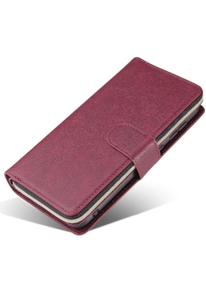 9 Kart Yuvaları ile El Kayışı Cüzdan Kılıf ile Samsung Galaxy A20E Için Kılıf (Yurt Dışından) modelleri