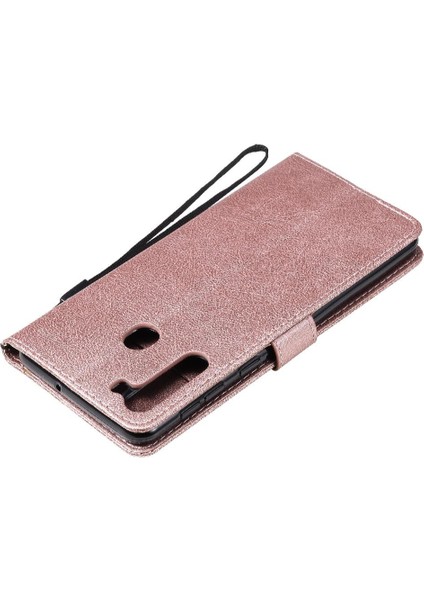 Kart Yuvası Klasik Düz Renk Yüksek ile Samsung Galaxy A21 Için Flip Case (Yurt Dışından) fırsatları