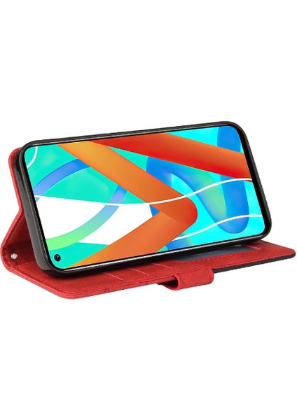 Kart Yuvası Standı ile Realme 8 5g Pu Deri Flip Folio Kılıf (Yurt Dışından) modelleri