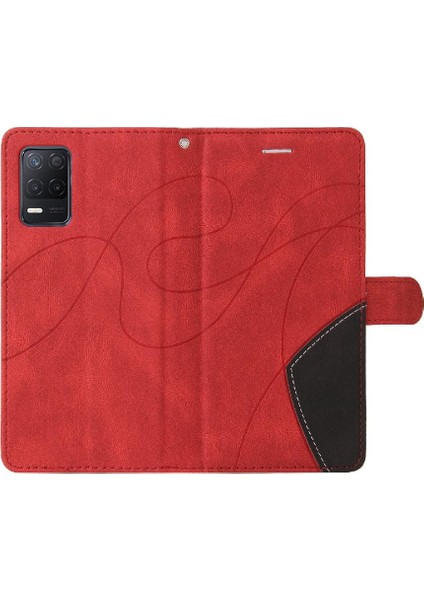 Kart Yuvası Standı ile Realme 8 5g Pu Deri Flip Folio Kılıf (Yurt Dışından) fırsatları