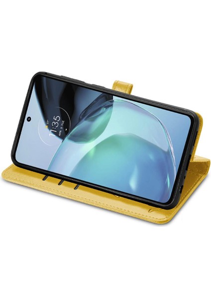 Moto G72 Için Kılıf Deri Kılıf Karikatür Hayvanlar Kapak Çevirin Kısa Kayış (Yurt Dışından) fiyatları