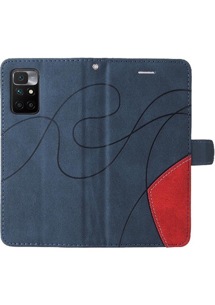 Kart Yuvası Standı Kickstand Koruyucu Pu ile Xiaomi Redmi 10 4g Için Kılıf (Yurt Dışından) fiyatları