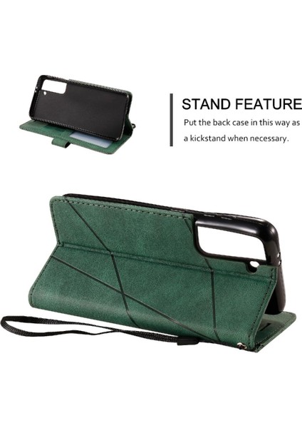 Samsung Galaxy S21 Kart Tutucu Için Kickstand Manyetik Cüzdan Flip Pu (Yurt Dışından) indirimleri