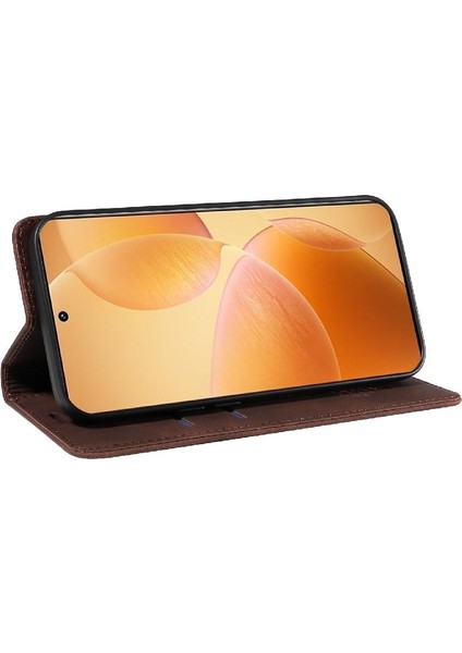 Xiaomi Poco X6 Pro 5g Için Kılıf Folio Cüzdan Pu Deri Manyetik Koruyucu (Yurt Dışından)