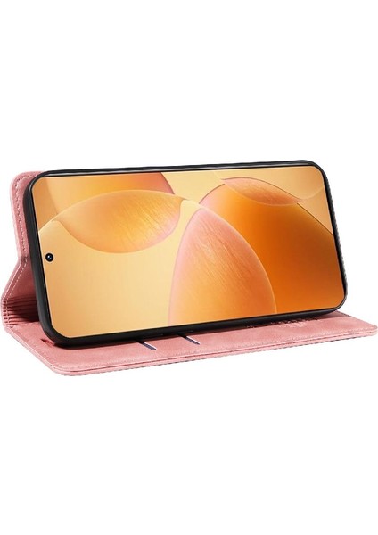 Xiaomi Poco X6 Pro 5g Için Kılıf Folio Cüzdan Pu Deri Manyetik Koruyucu (Yurt Dışından)