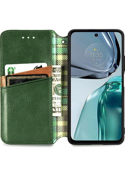 Motorola Moto G62 Flip Kapak Için Kılıf Moda Tasarım Cüzdan Fonksiyon Vaka (Yurt Dışından) fırsatları