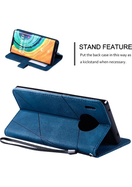 Huawei Mate 30 Pro Için Kılıf Manyetik Cüzdan Çevir Folio Kart Tutucu Pu (Yurt Dışından) fırsatları