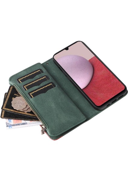 Samsung Galaxy A14 5g Fermuar Cüzdan Tarzı Dokuz Kart Yuvaları ile (Yurt Dışından) indirimleri